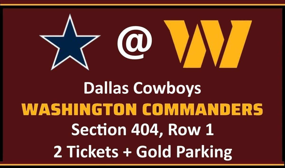 PARKING: Washington Commanders at Dallas Cowboys