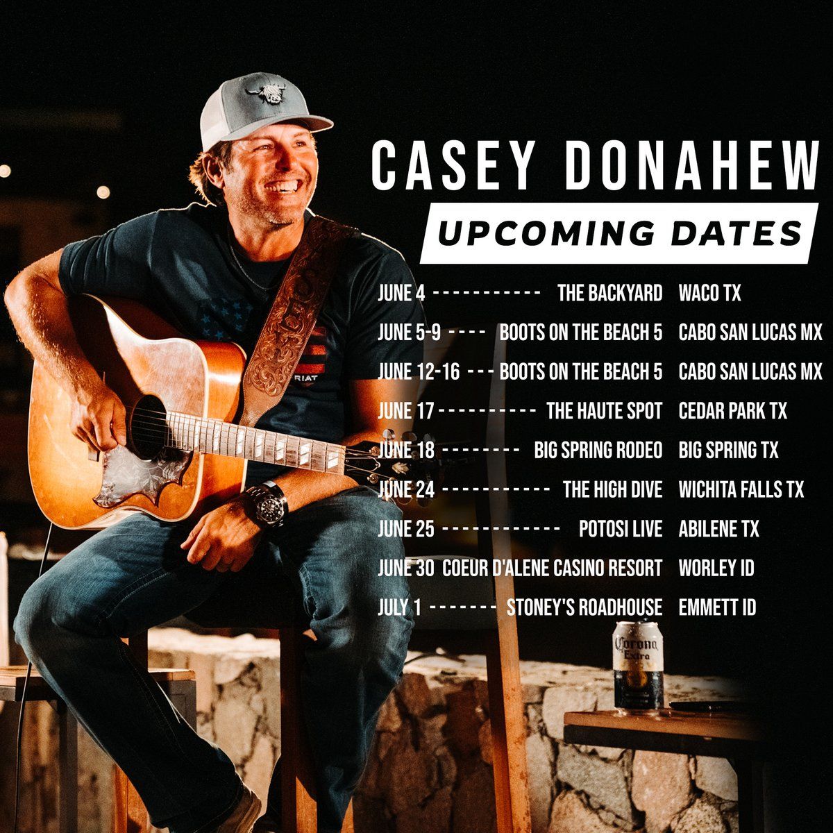 Casey Donahew Boondocks, Springfield, IL April 14, 2023