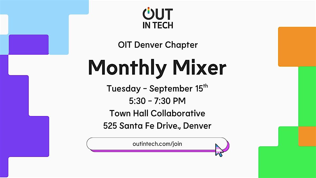 Out in Tech Denver | September Monthly Mixer