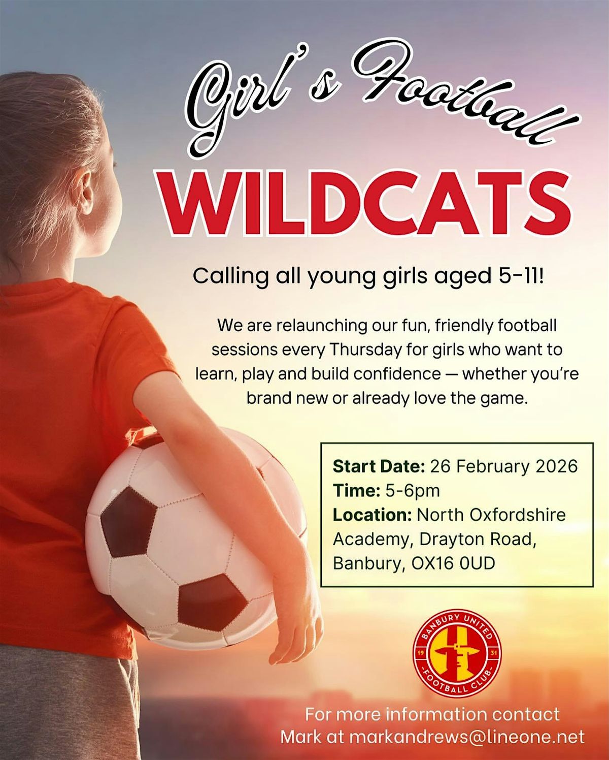 Wildcats Girls Football!