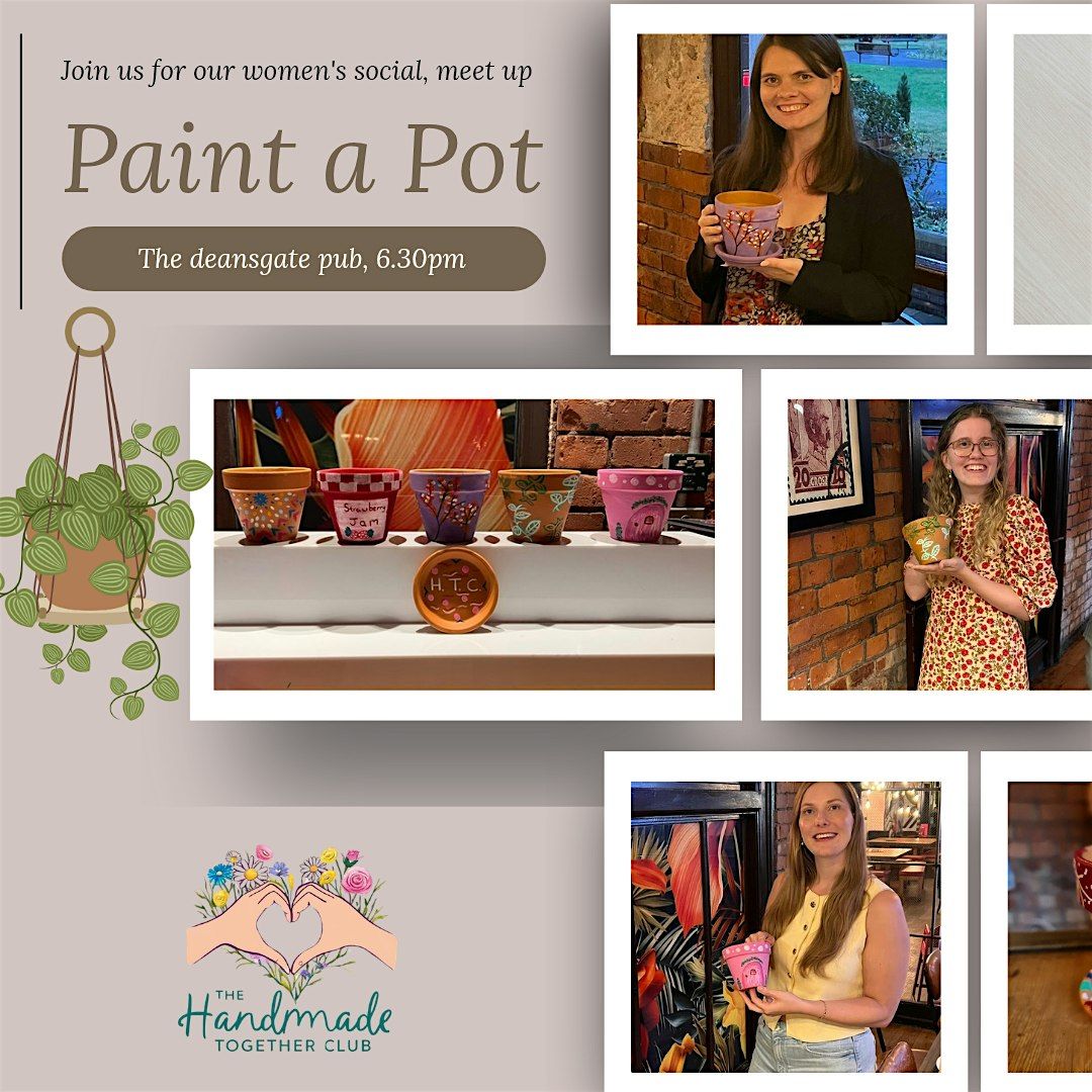 Sip & Splash: Paint a Pot Women's Meet up