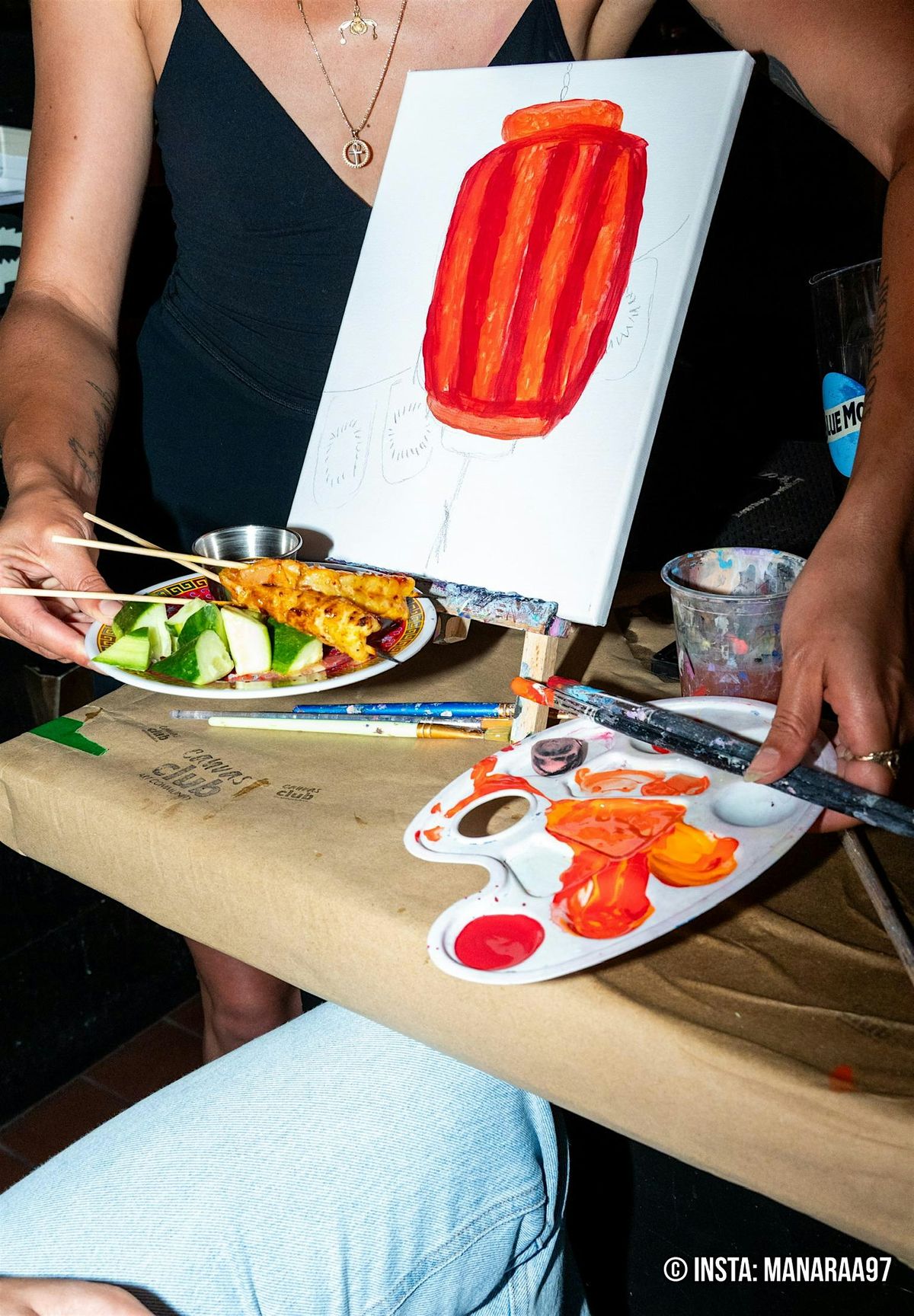 Paint & Sip  | Canvas Club x Satay Brothers
