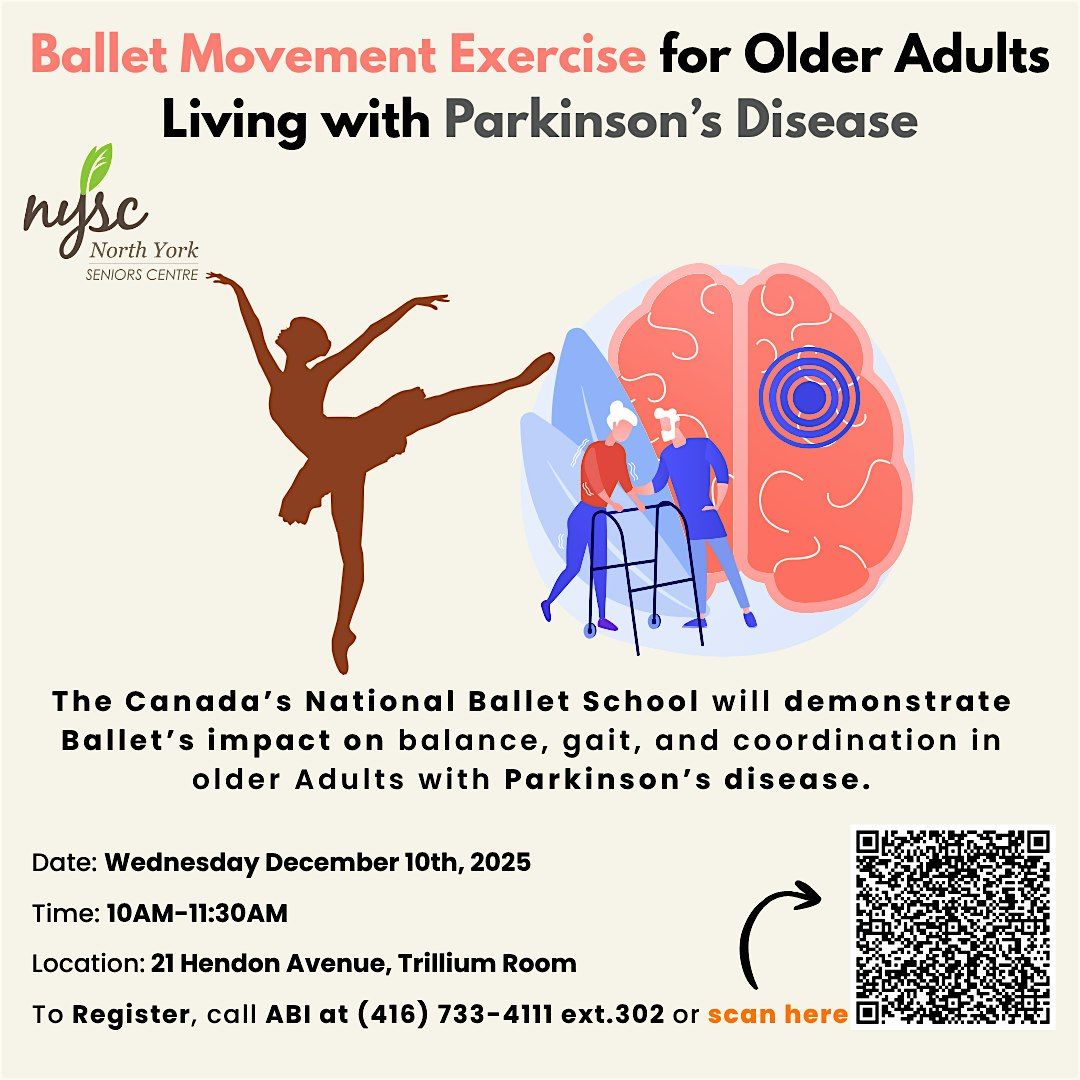 Ballet Movement Exercise for Older Adults living with Parkinson's Disease