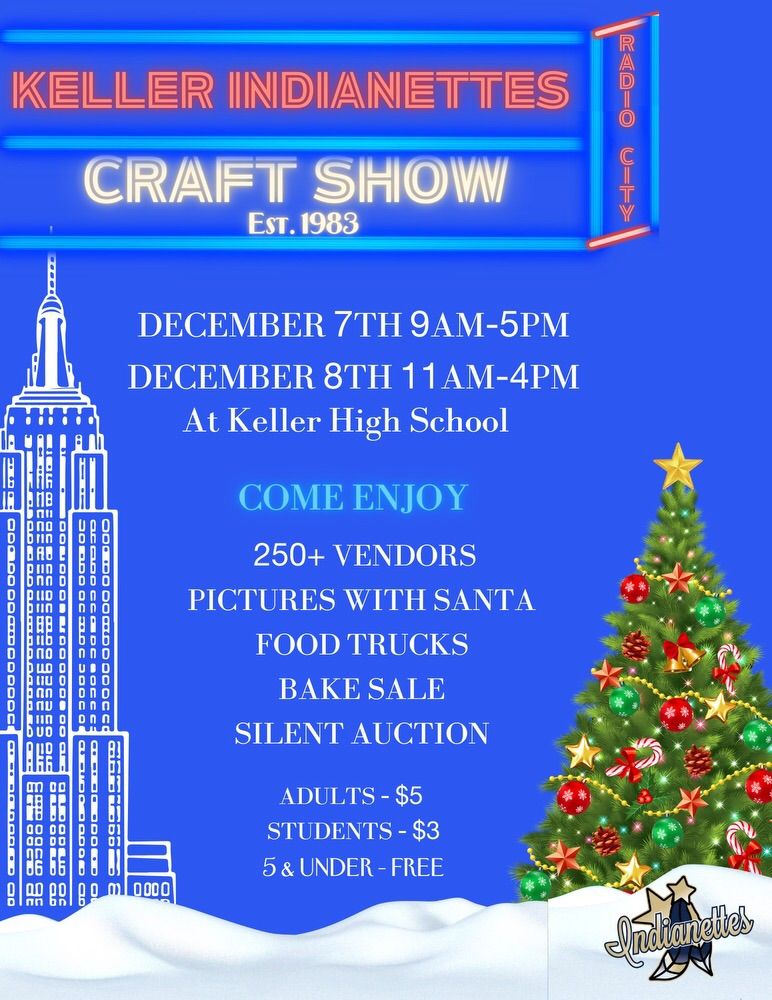 2024 Craft Show 601 Pate Orr Rd, Keller, TX December 7 to December 8