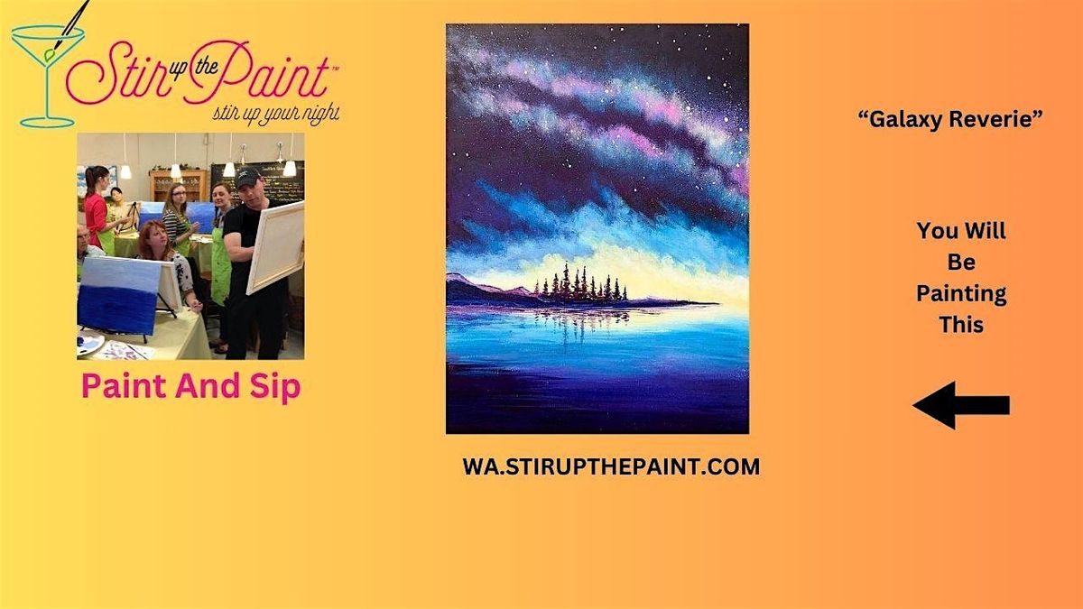 Seattle Paint and Sip, Paint Party, Paint Night  (Wine included)