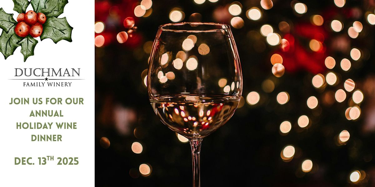 Holiday Wine Dinner