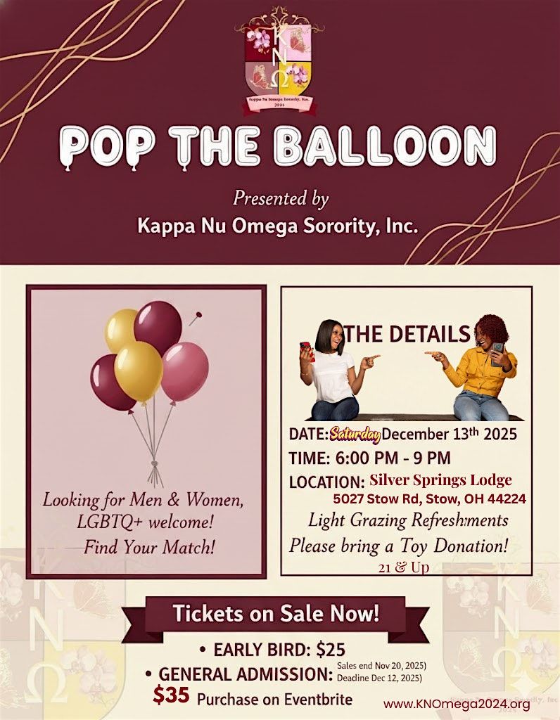 KNO Sorority, Inc.'s Pop the Balloon: An Adults-Only Social Experience