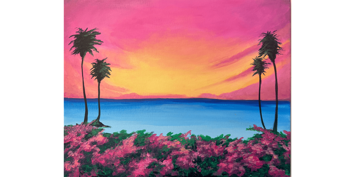 Island Pink Sunset Dreams - Paint and Sip in San Diego | Classpop!\u2122