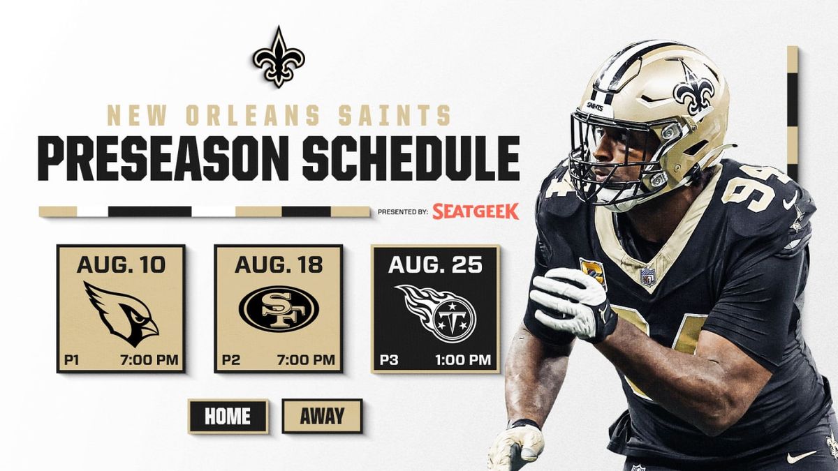 PRESEASON: Denver Broncos vs New Orleans Saints