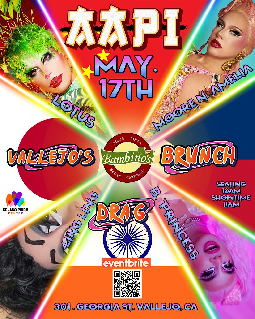 Vallejo's Drag Brunch - AAPI Celebrations