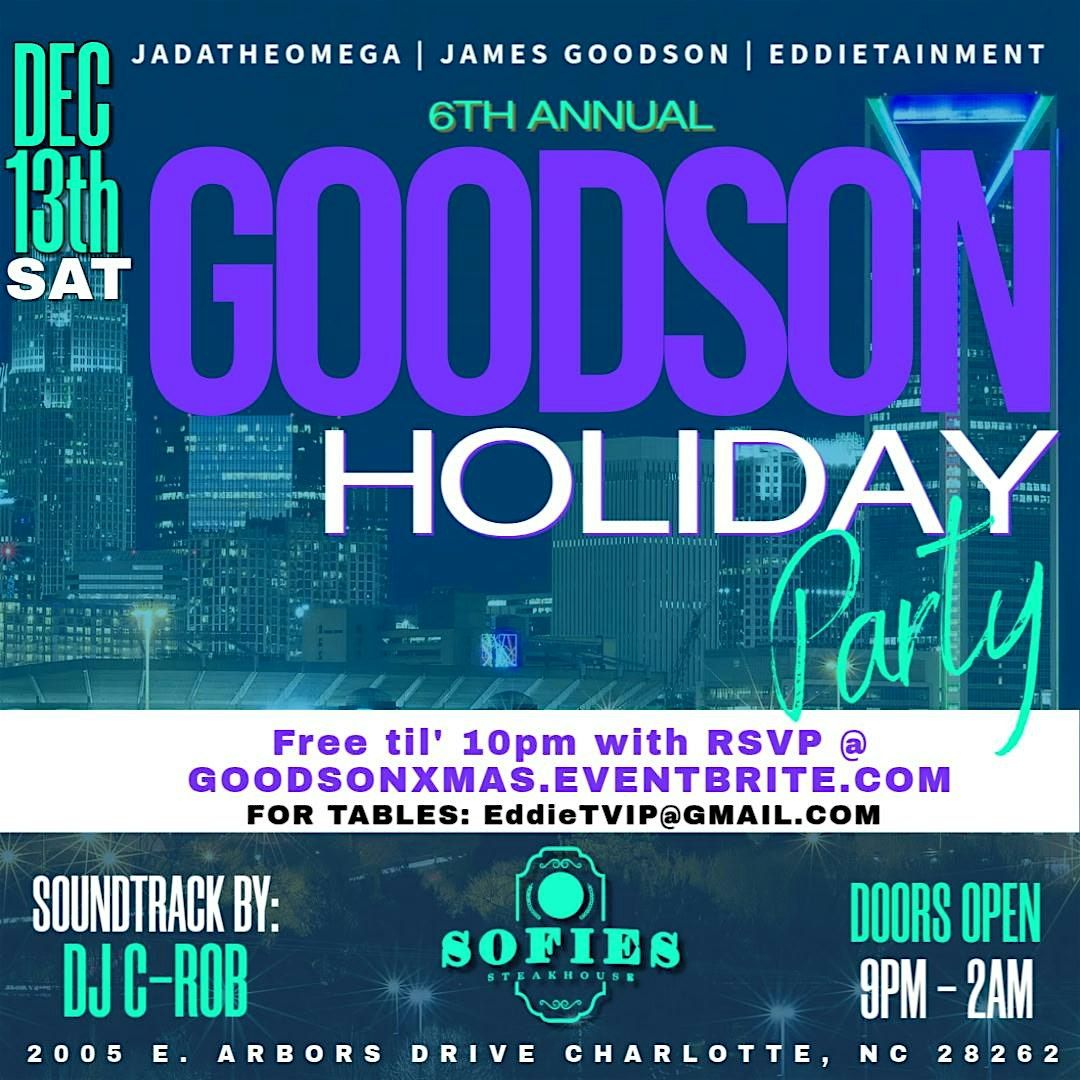 \u2605-\u2605 GOODSON HOLIDAY PARTY \u2605-\u2605 Sophie's Steakhouse