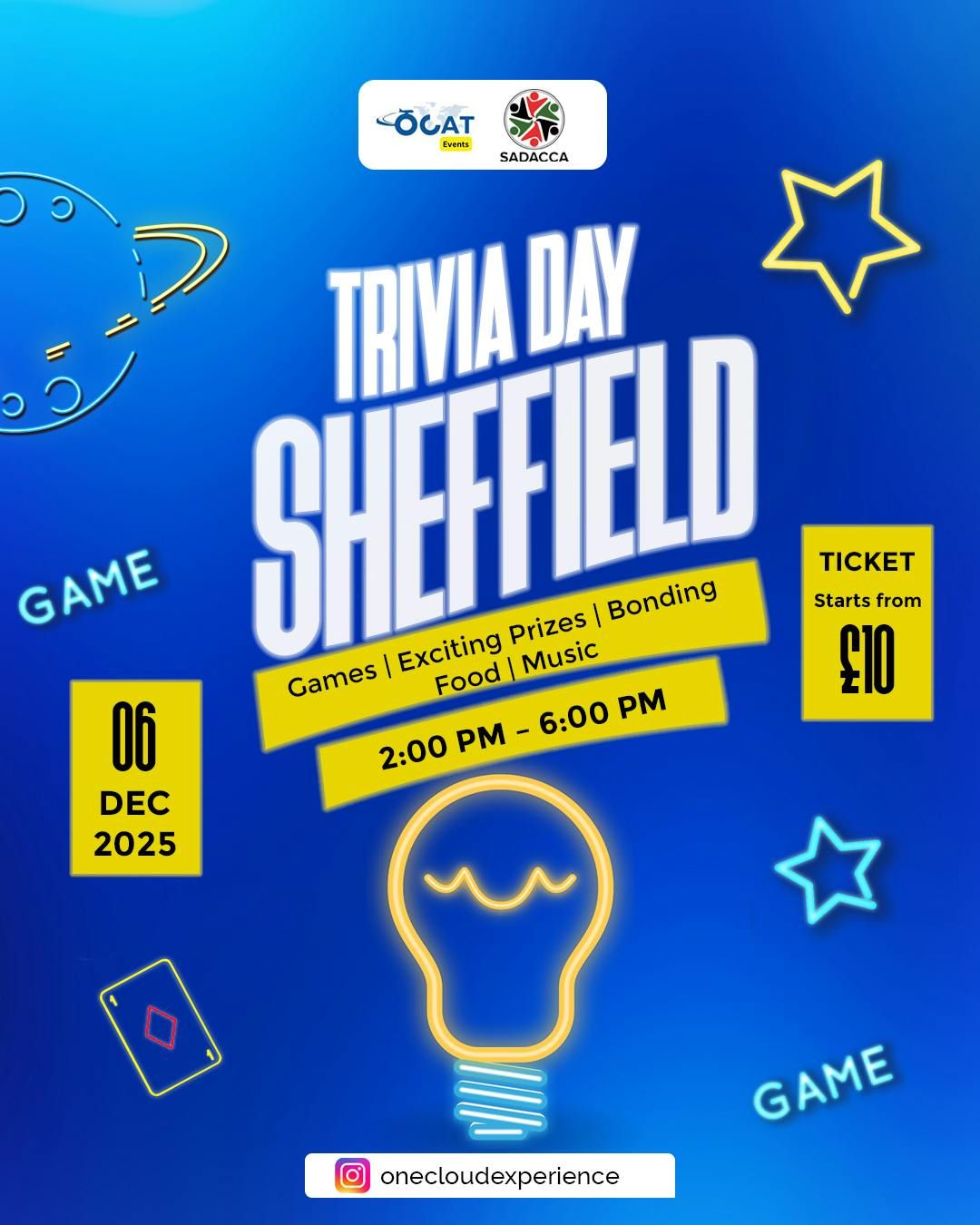 TRIVIA DAY SHEFFIELD