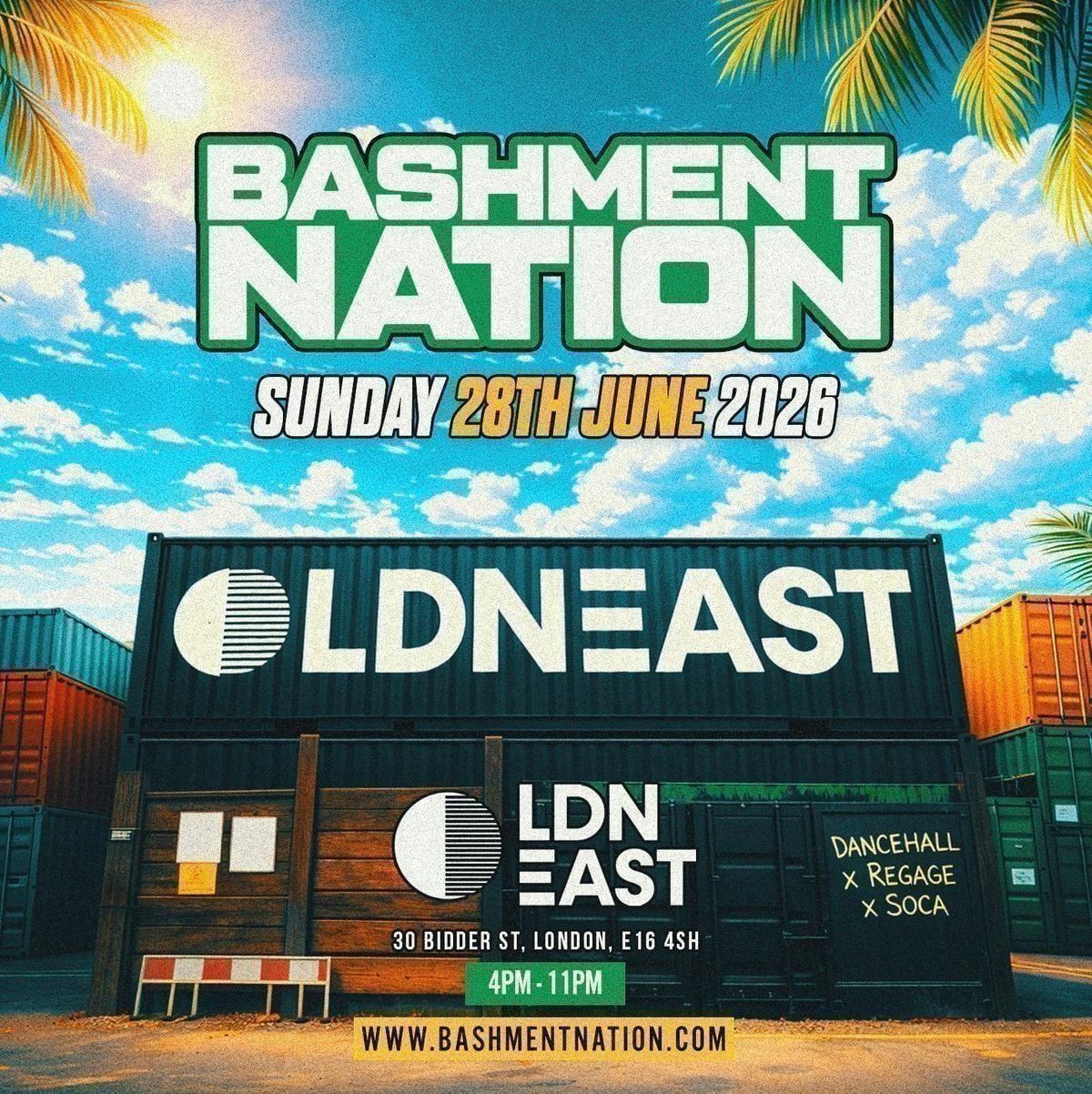 BASHMENT NATION - London's Biggest Bashment Day Party (1500+ RAVERS)