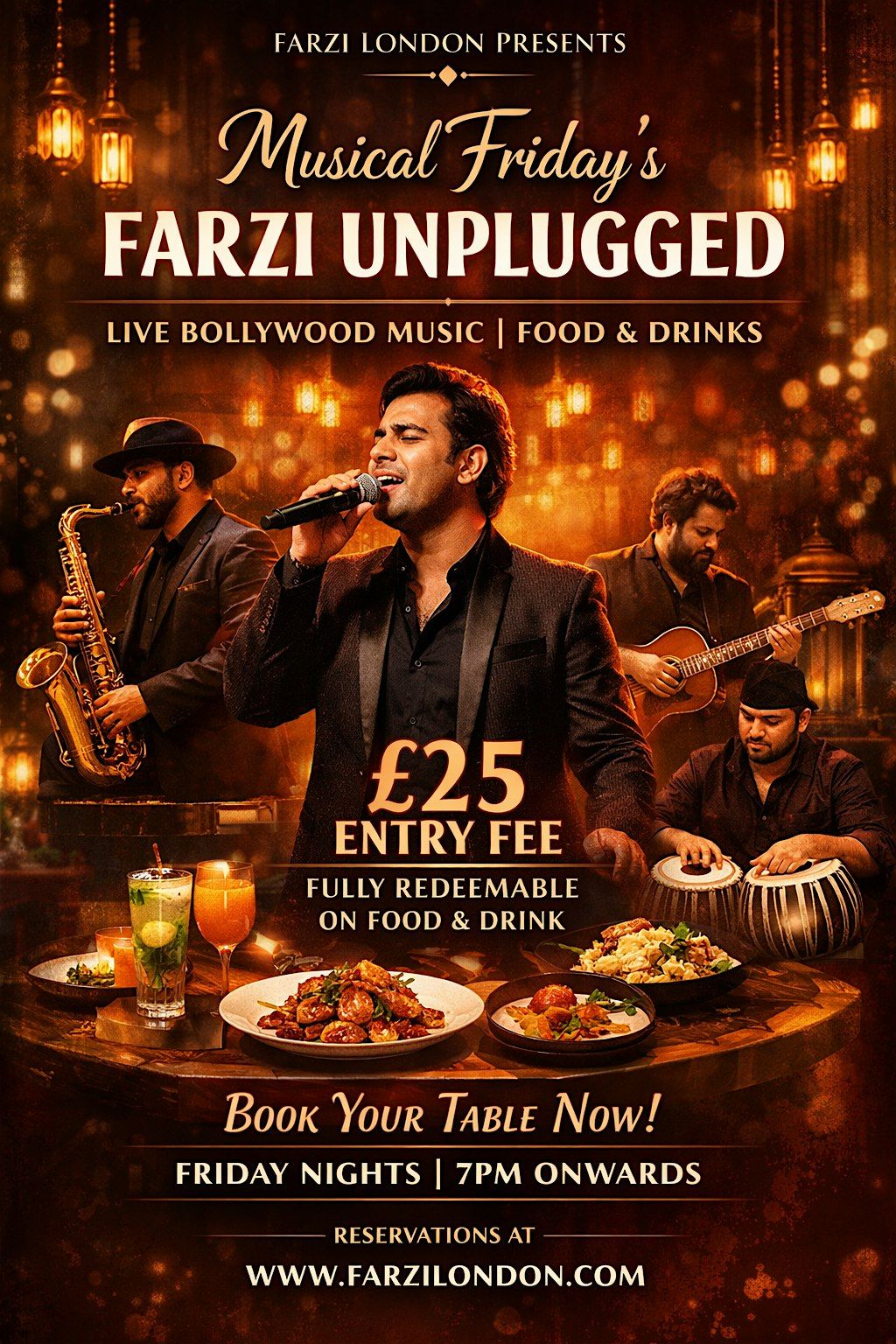 Unplugged Bollywood Friday's at Farzi London