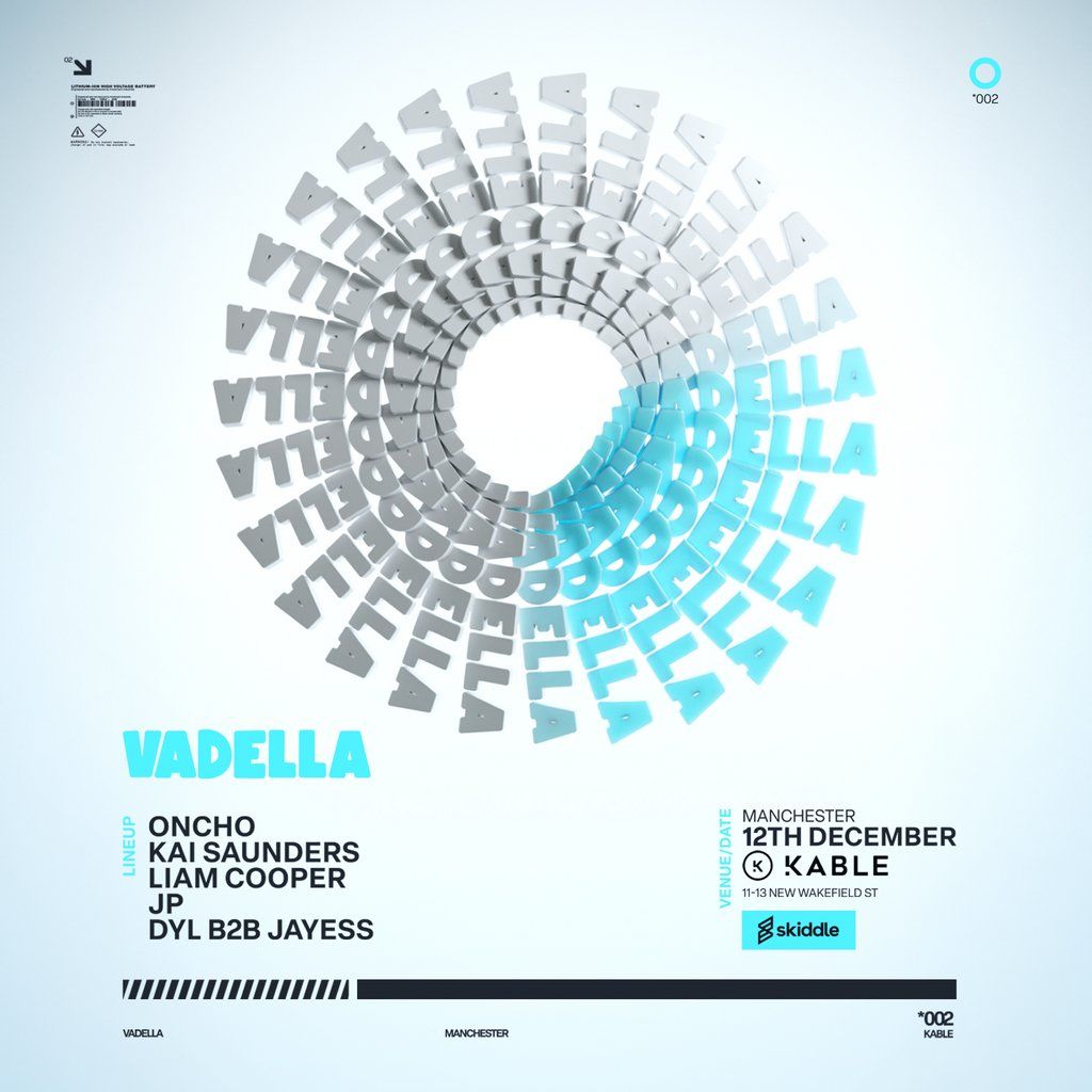 Vadella Manchester - Kable Club - 12th December