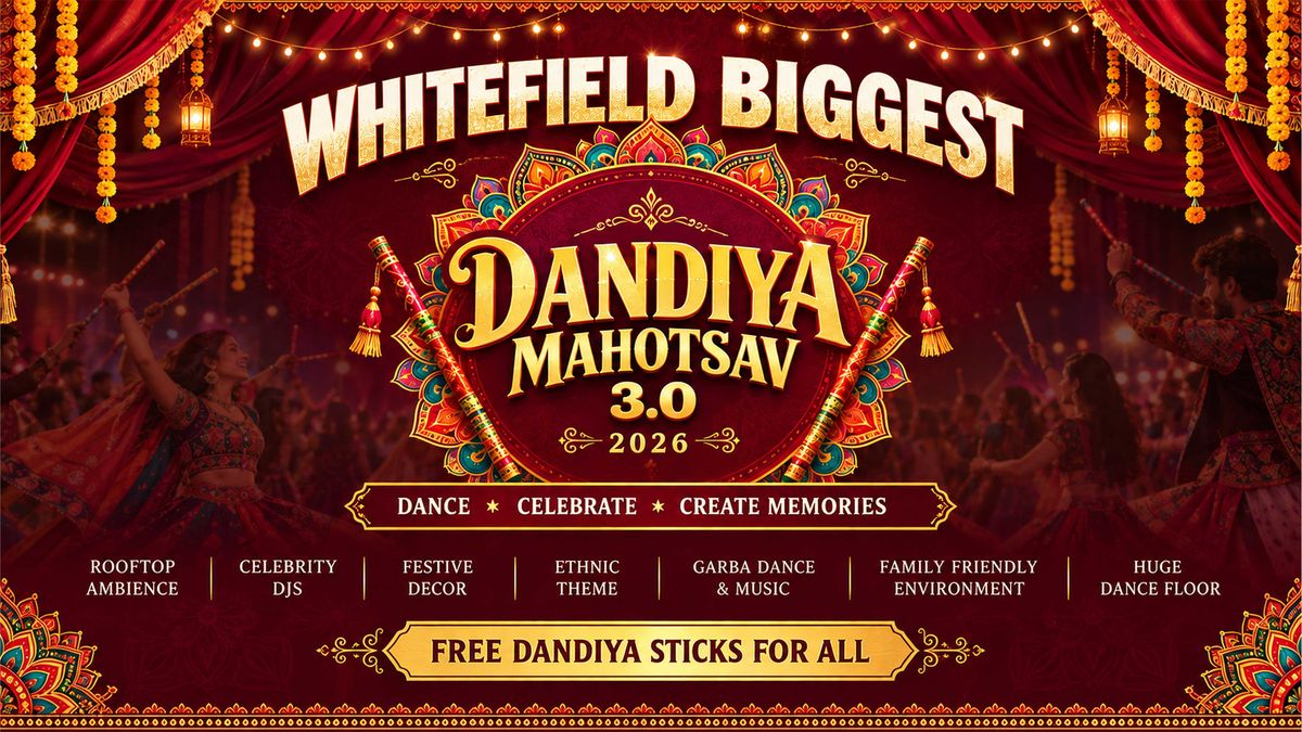 Whitefield Biggest Dandiya Mahotsav at Bengaluru Umbaa 2.0 Pub ...