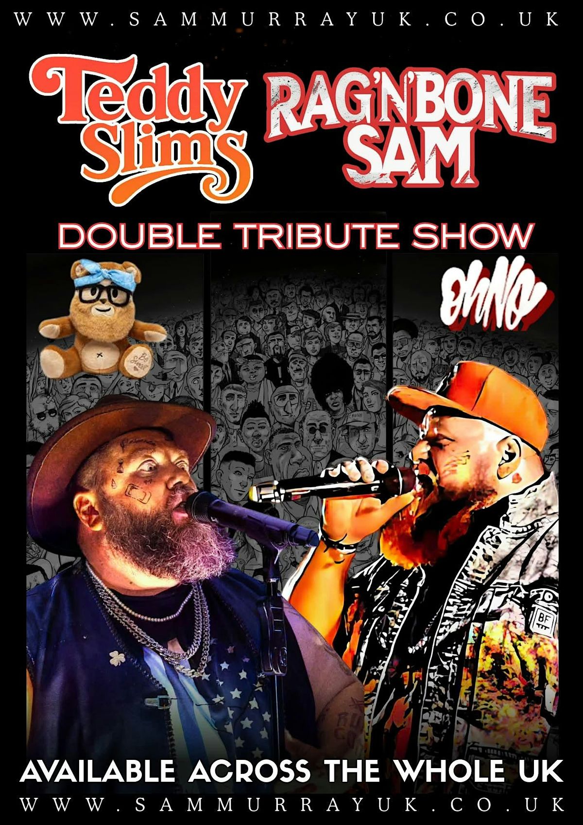 Sam X Rags Rag n Bone Man and Teddy Swims quality tribute with Sam Murray at The ...