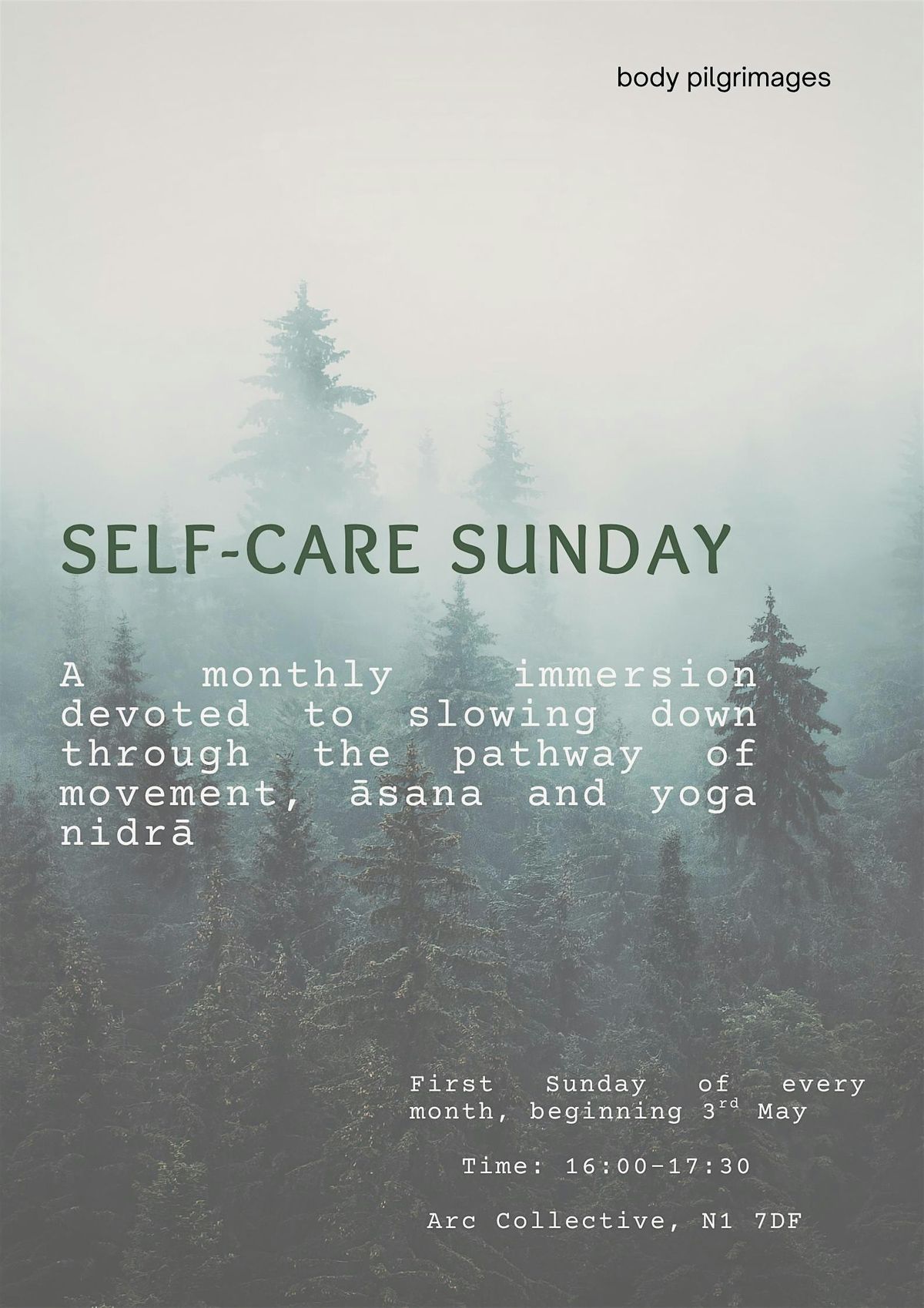 Body Pilgrimages presents: Self-Care Sunday (5th July)