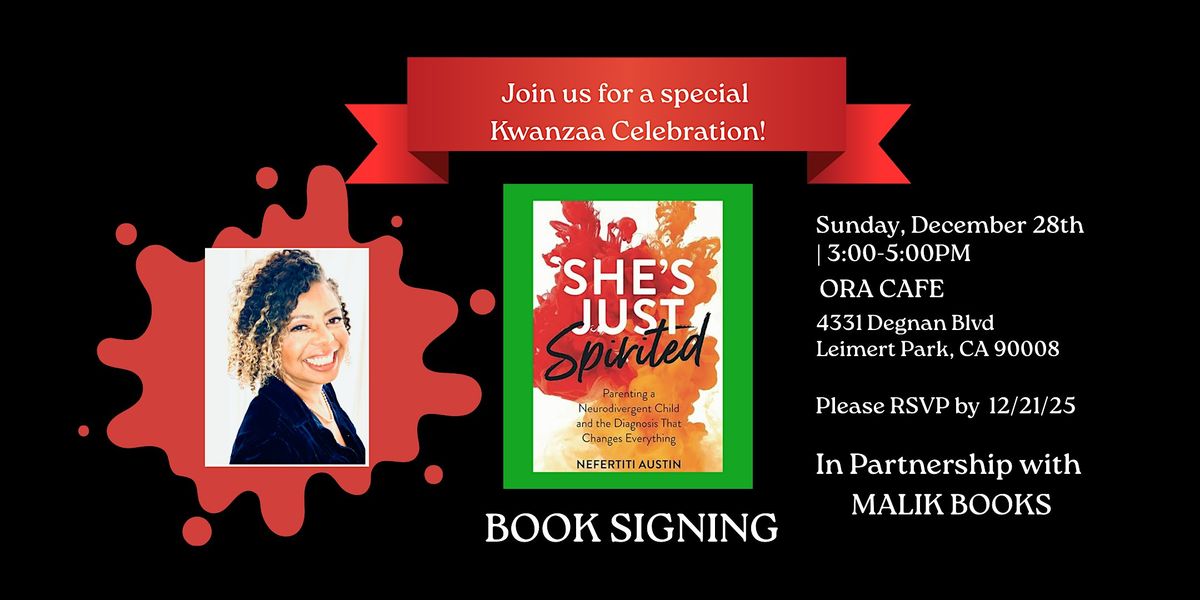 "She's Just Spirited" Book Signing