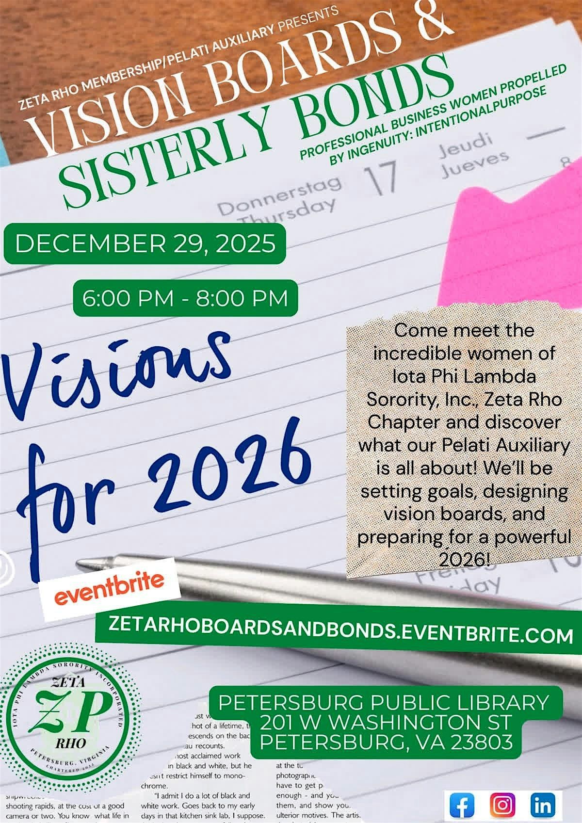 Vision Boards & Sisterly Bonds