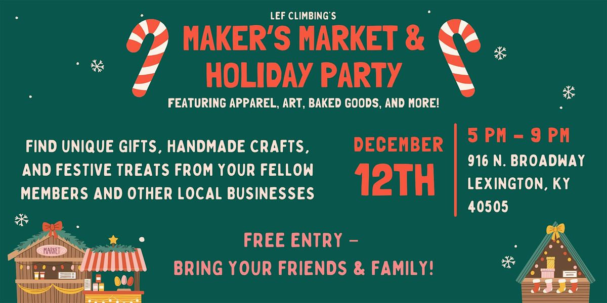 LEF Climbing's Makers Market