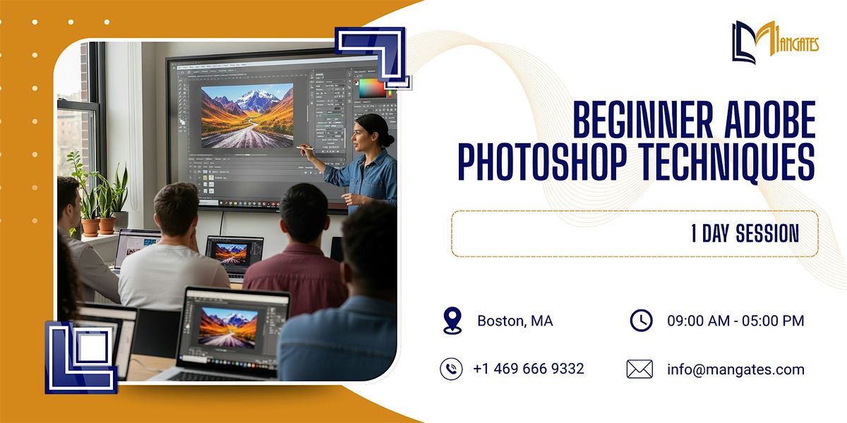Beginner Adobe Photoshop Techniques: 1 Day Session in Boston, MA