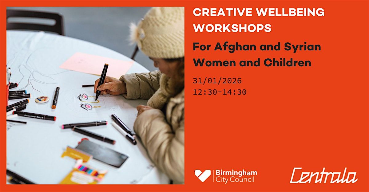 Creative and wellbeing workshops for Afghan and Syrian women and children