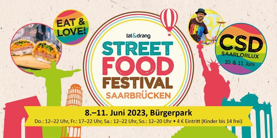 European Street Food Awards 2023 | Bürgerpark Saarbrücken, Völklingen ...