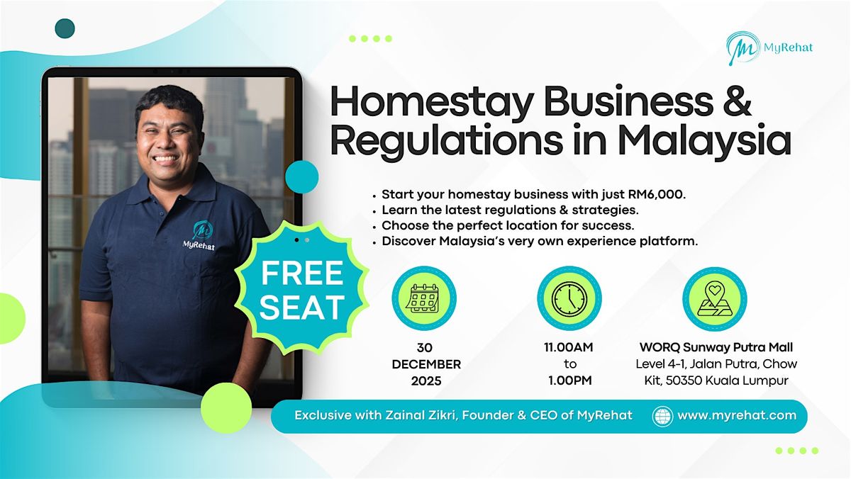 Free Learning (Classroom): Homestay Business & Regulations in Malaysia