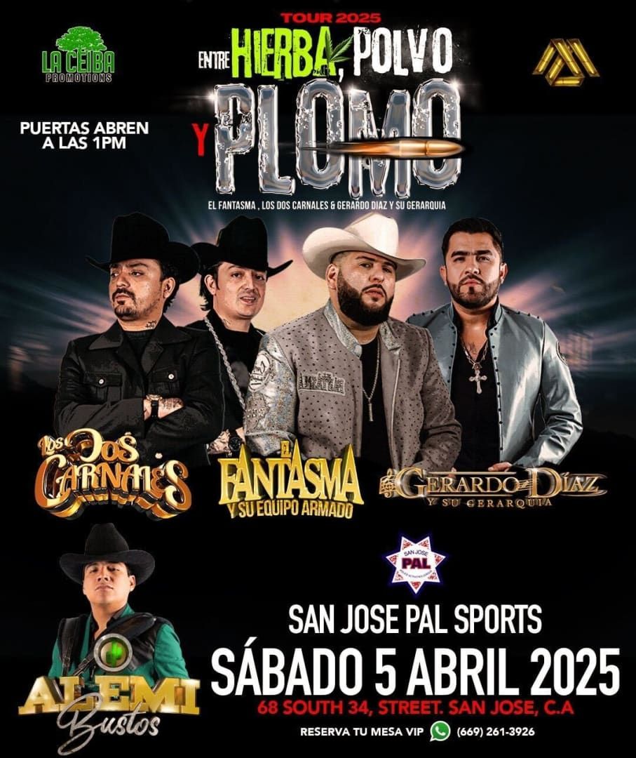 El Fantasma, Los Dos Carnales & Gerardo D\u00edaz Ciudad de M\u00e9xico Tickets