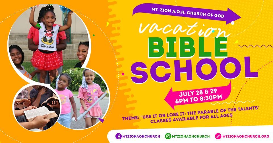 Vacation Bible School | Free Open to All Ages