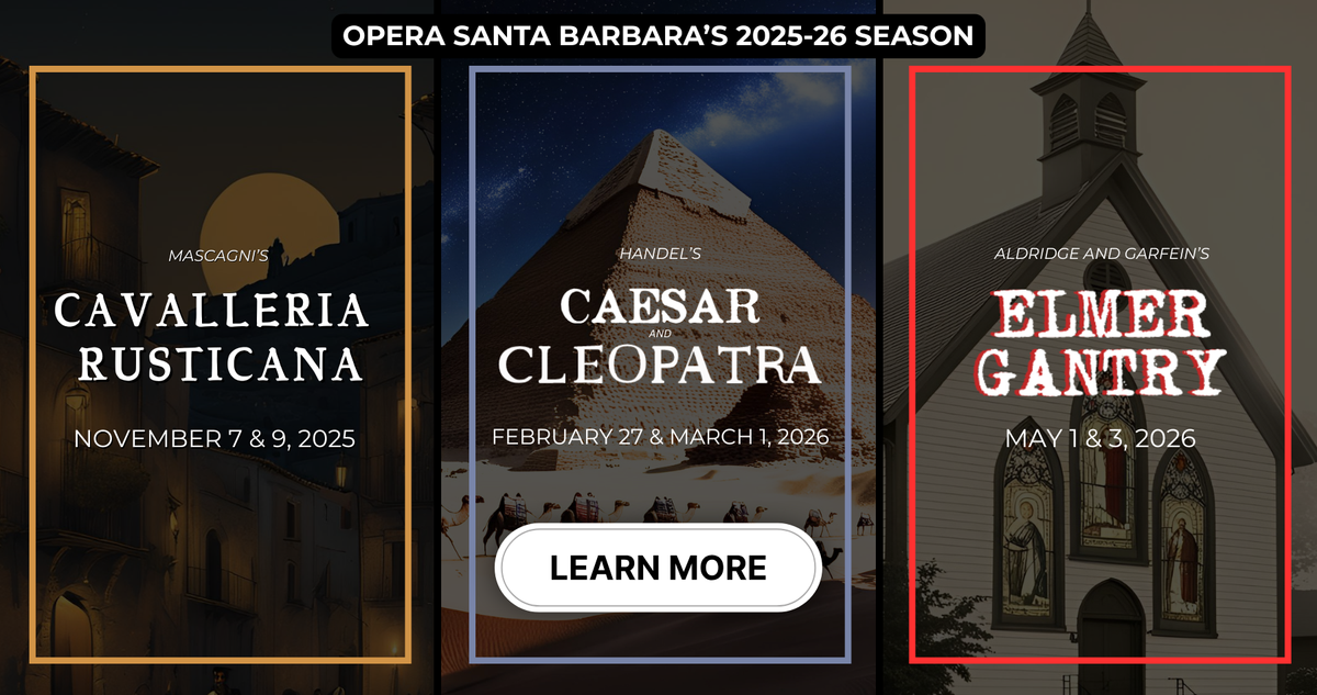 Opera Santa Barbara - Elmer Gantry at Lobero Theatre
