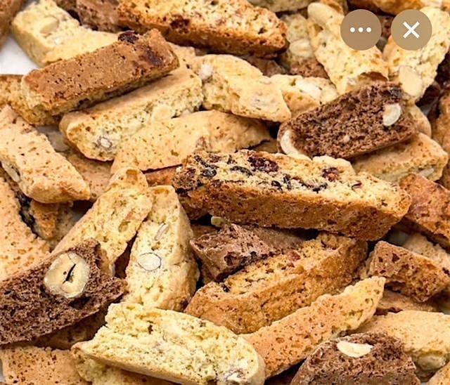 Dessert Night!   Create your Own Biscotti and Italian Rice Pudding