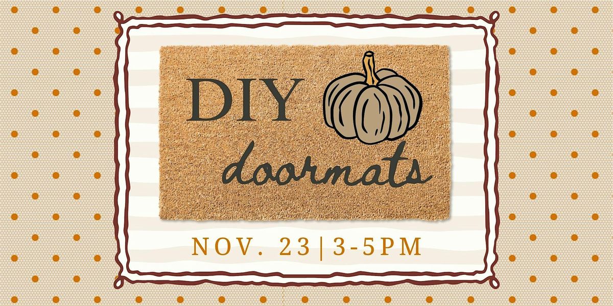 Holiday Door Mat Painting Party