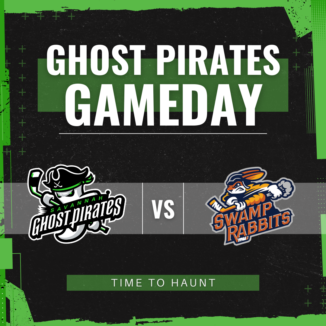 Greenville Swamp Rabbits at Savannah Ghost Pirates at Enmarket Arena