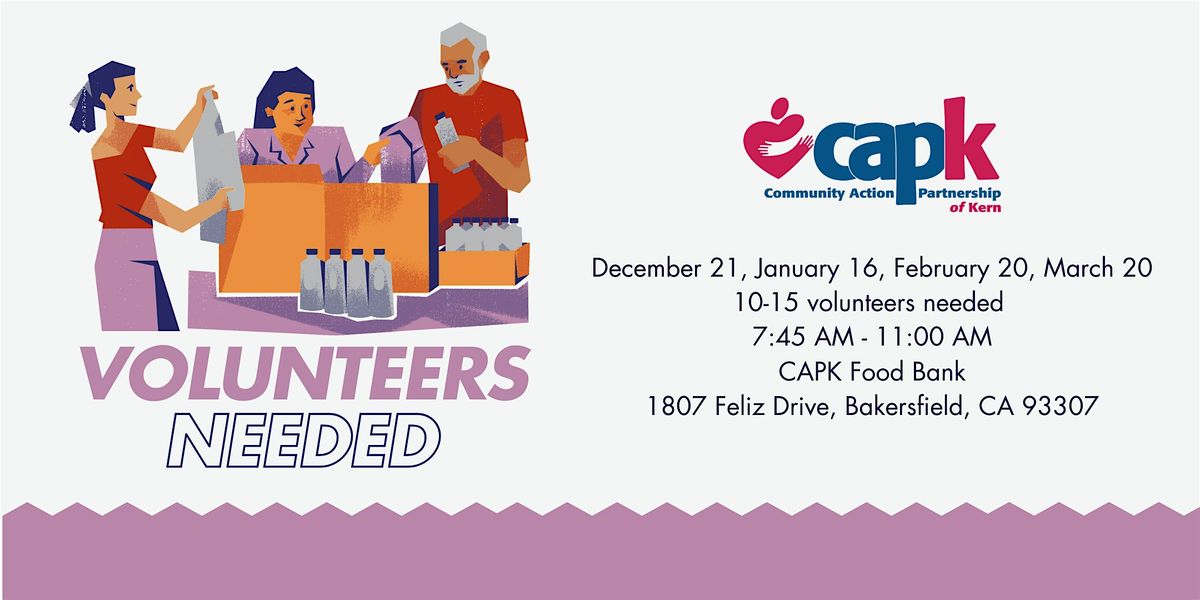 CAPK Food Boxes Volunteer Event - BZP Bakersfield
