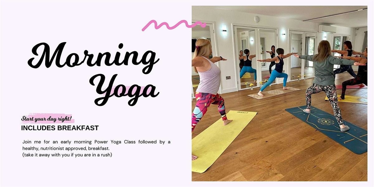 Early morning power yoga & breakfast 15th December