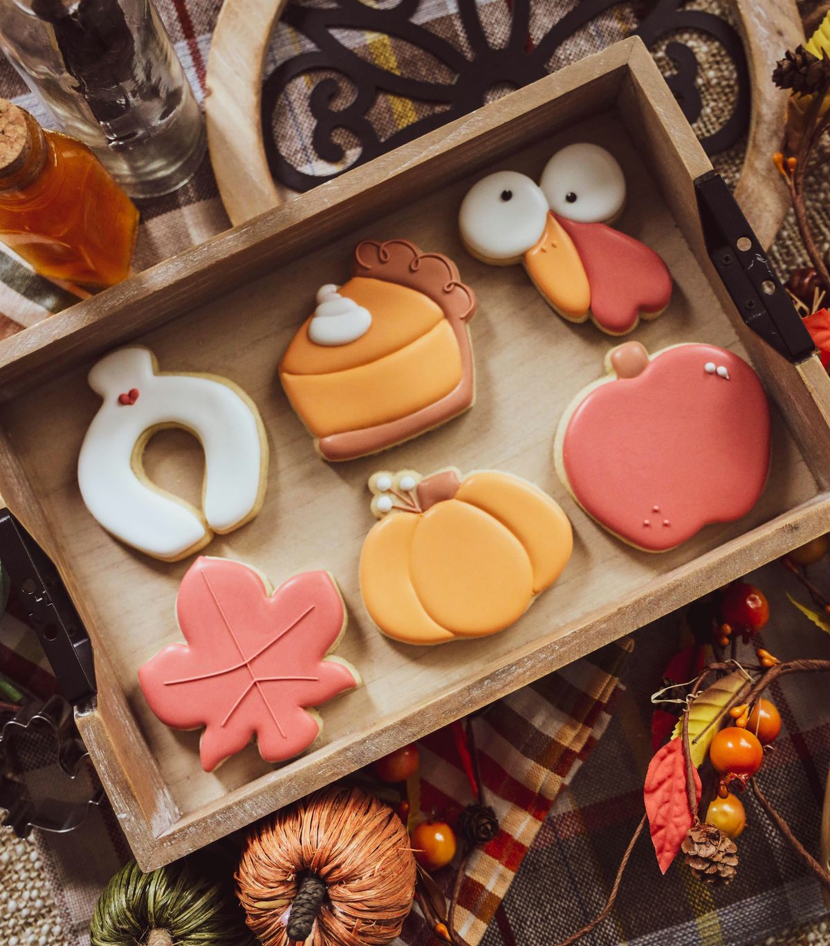 Let\u2019s Get Thanksful at my Gobble Gobble Sugar Cookie Decorating Class!