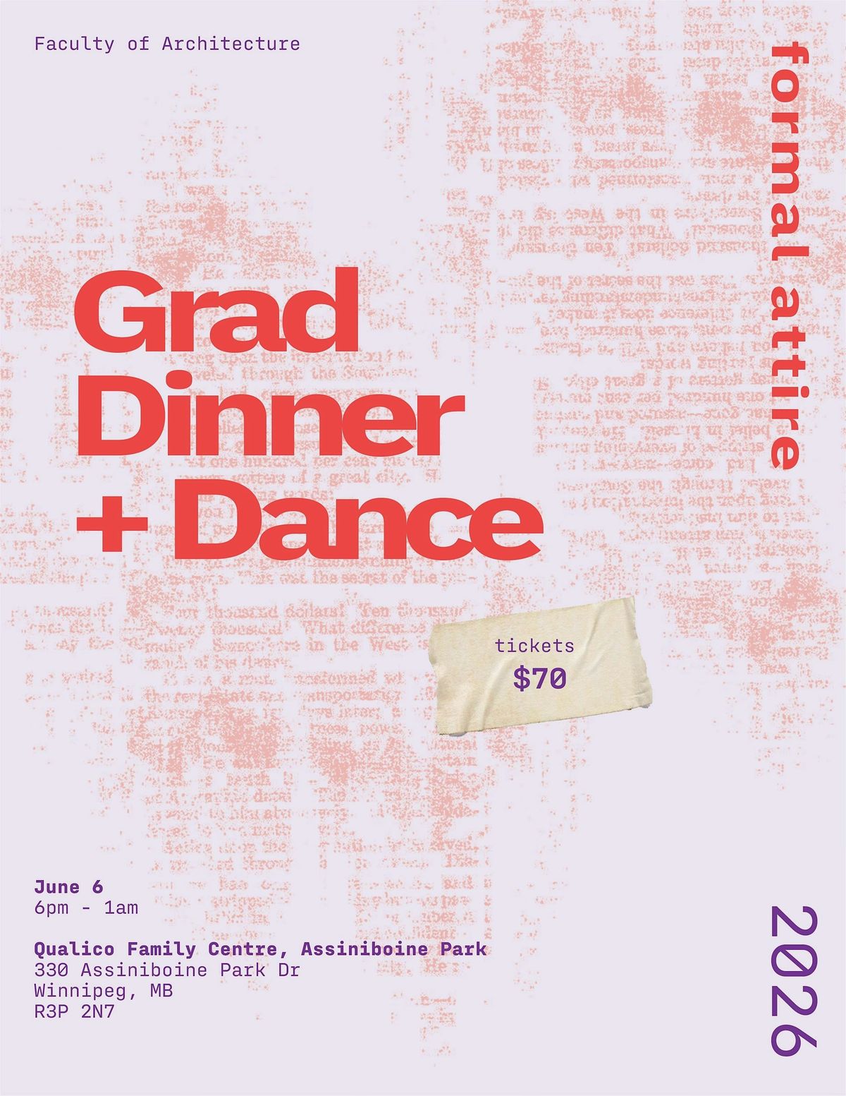 2025\/2026 Faculty of Architecture Grad Dinner and Dance
