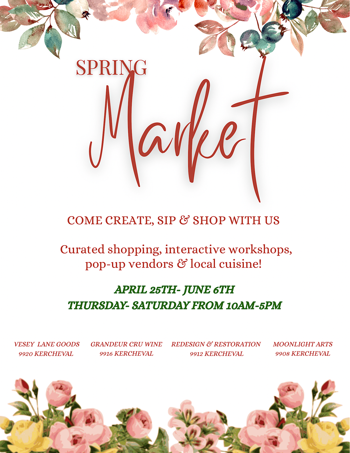 East Village Spring Market