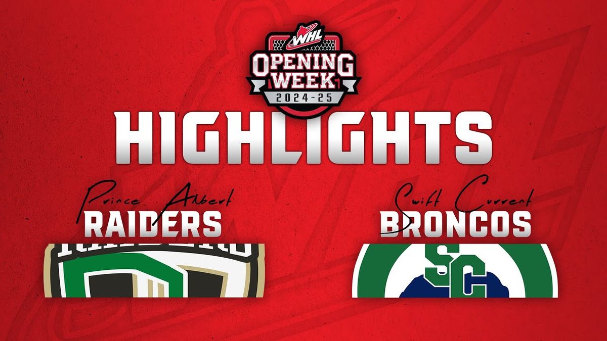 Penticton Vees at Swift Current Broncos