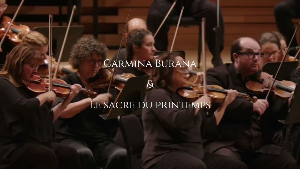 Orchestre Philharmonique et Choeur des Melomanes: Francis Choiniere - Carmina Burana