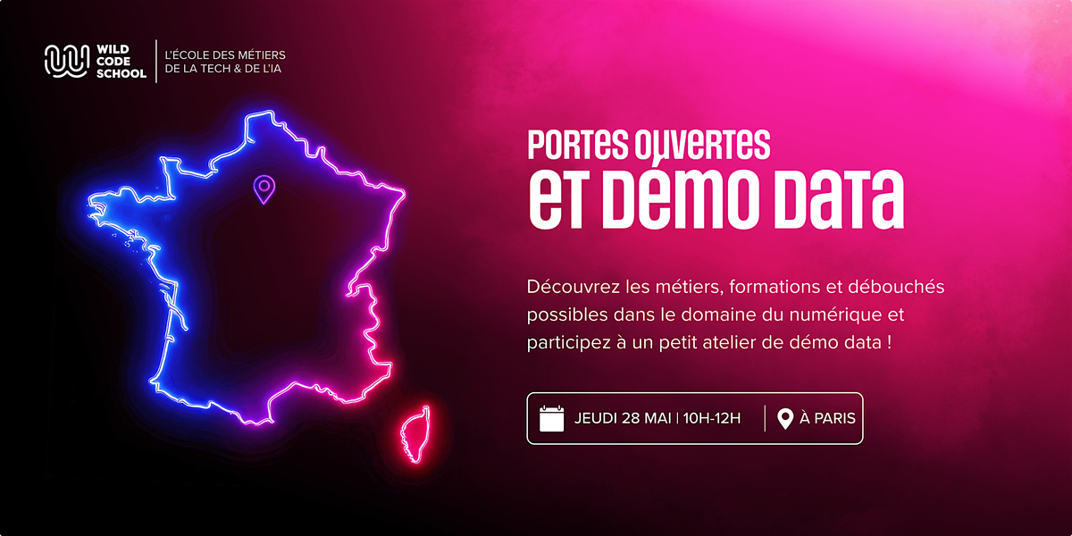 Portes ouvertes Paris : atelier data et pr\u00e9sentation de nos formations