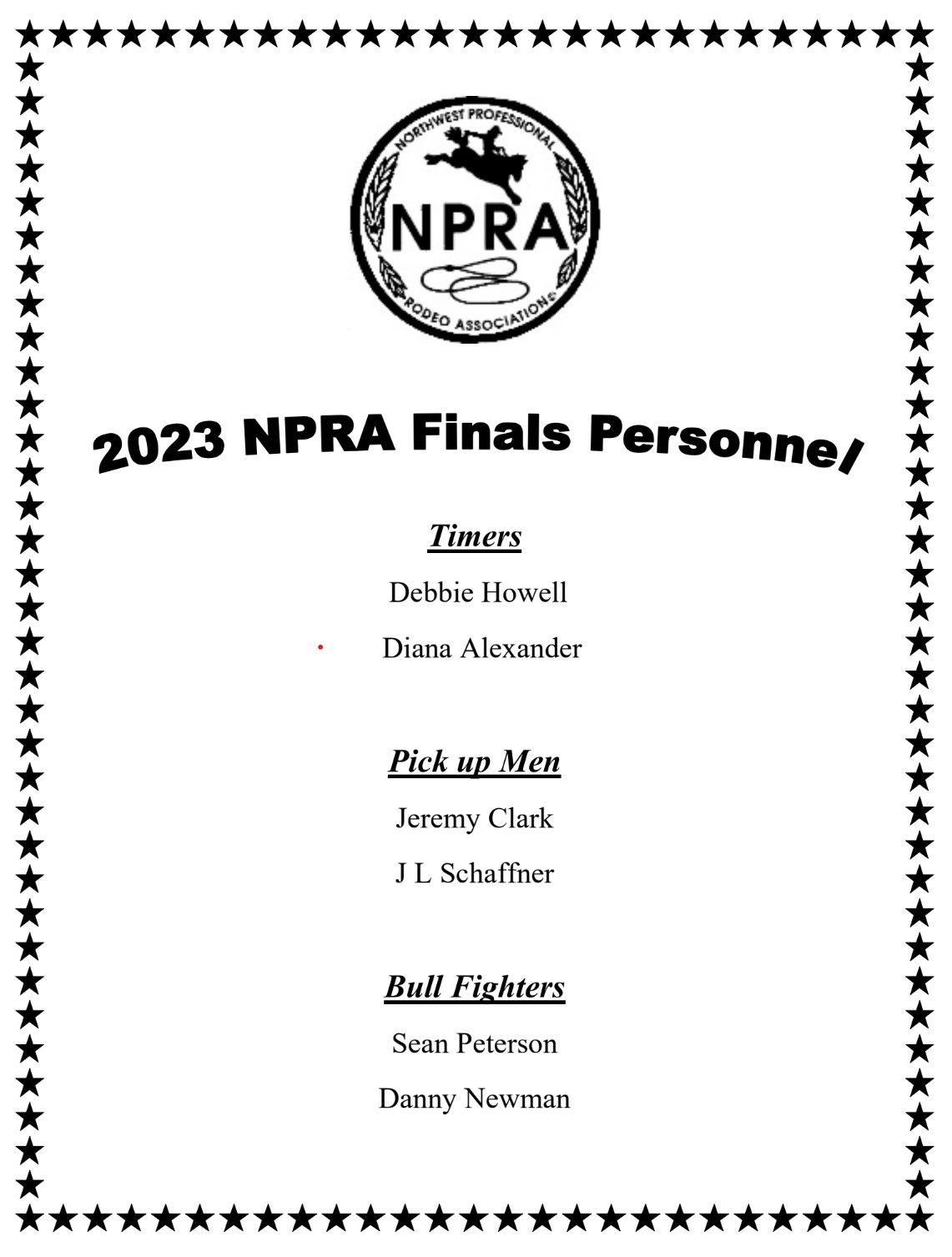 Rodeo Of Champions NPRA Finals Rodeo Oregon State Fairgrounds, Salem