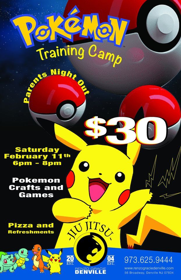 Pokemon Trainers Club/Parents Night Out Team Renzo Gracie Denville