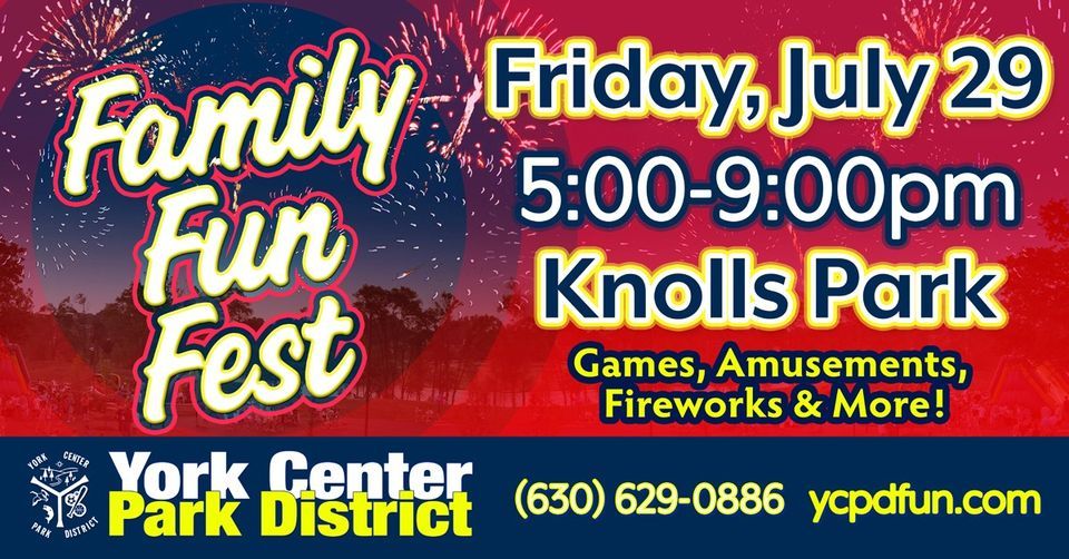 Family Fun Fest Knolls Park, Lombard, IL July 29, 2022