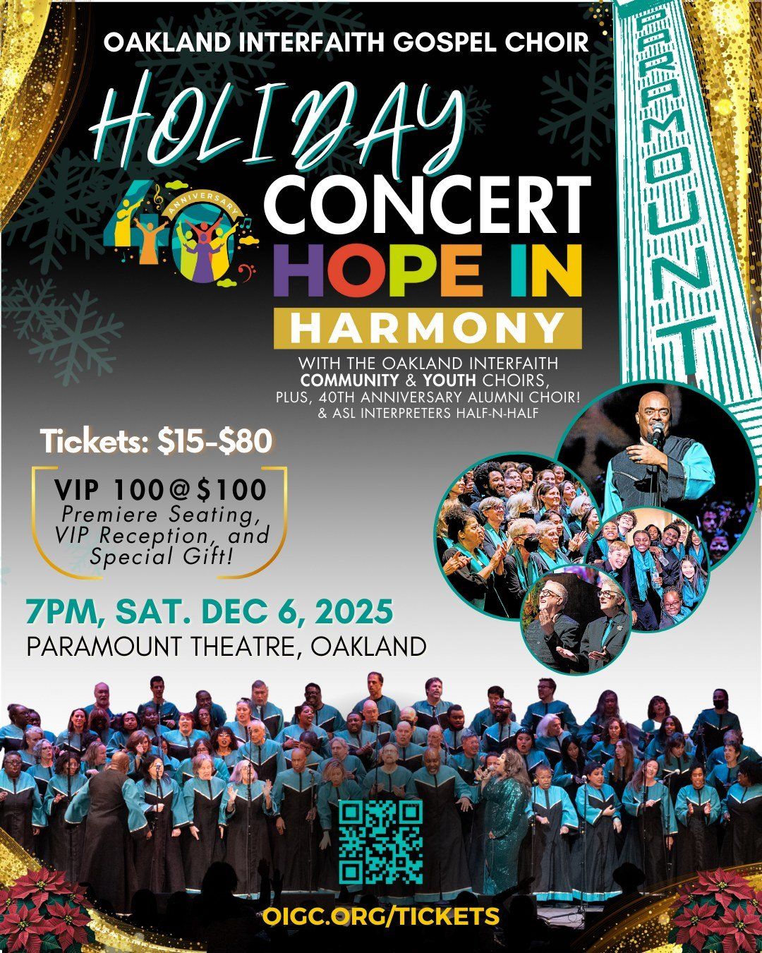 Black History Month 40th Gospel Concert at Northern Alberta Jubilee Auditorium