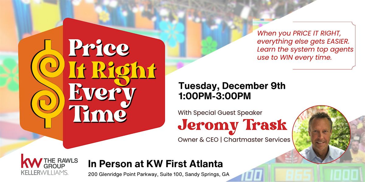 Price It Right Every Time with Jeromy Trask