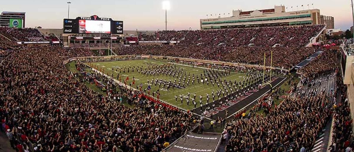 BYU Cougars at Texas Tech Red Raiders Football at Jones AT&T Stadium