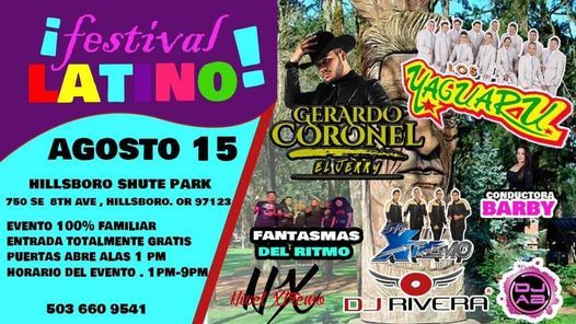 Festival Latino Oregon 750 Se 8th Ave Hillsboro Or 97123 4544 United States August 15 2021 Latino Festival Hillsboro Oregon 2022